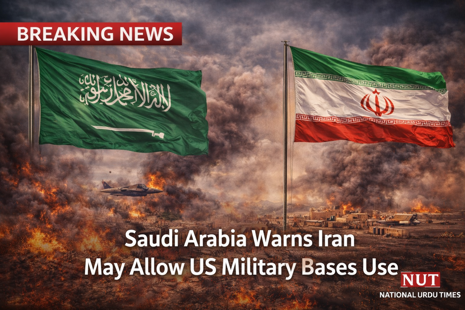 سعودی عرب کا ایران کو انتباہ، حملے جاری رہے تو امریکی فوج کو اڈے استعمال کرنے کی اجازت دینے پر غور_Saudi Arabia Warns Iran, May Allow US Forces to Use Military Bases if Attacks Continue