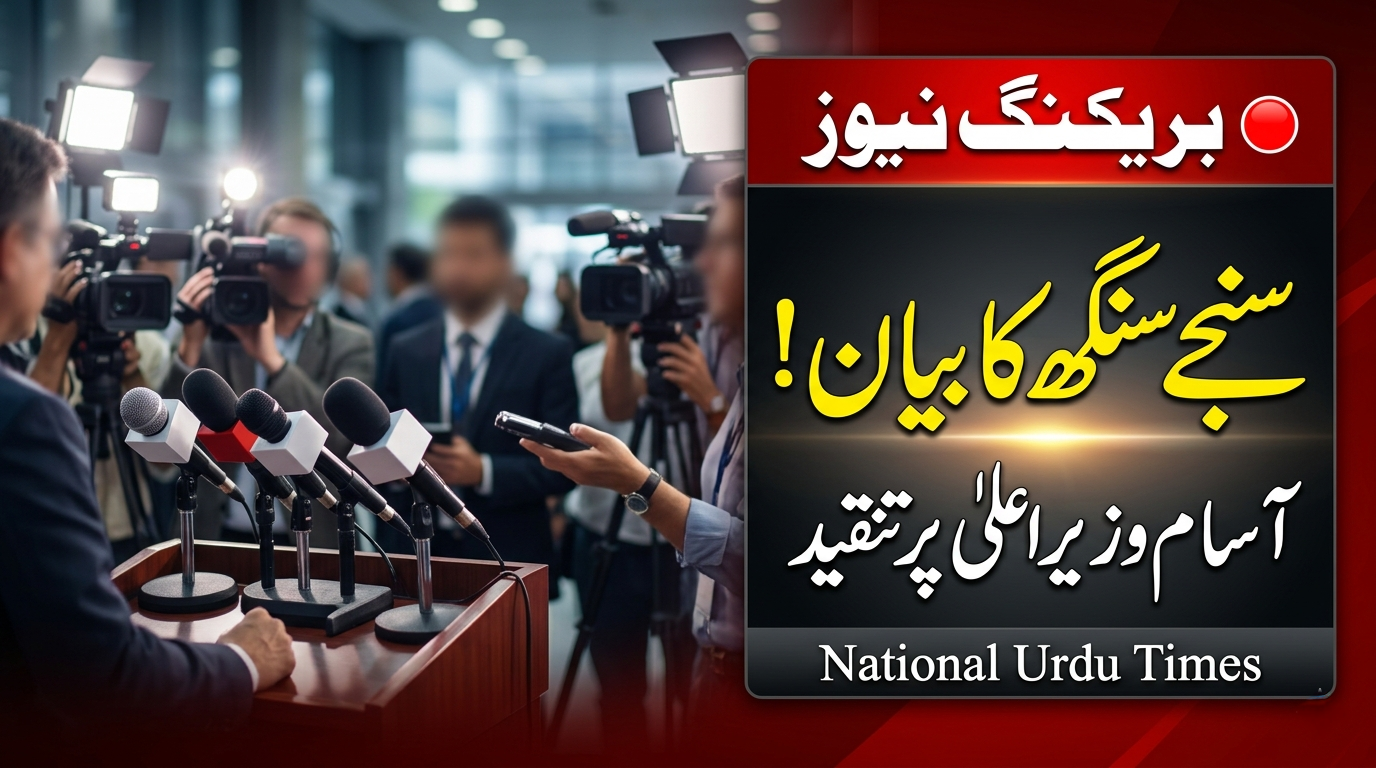 سنجے سنگھ کا بیان، آسام کے وزیر اعلیٰ پر تنقید
