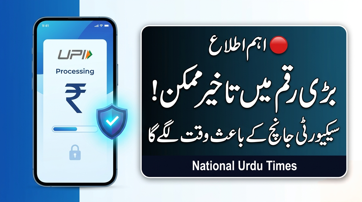 بڑی رقم کی ڈیجیٹل ادائیگی میں تاخیر ممکن، سیکیورٹی جانچ سخت
